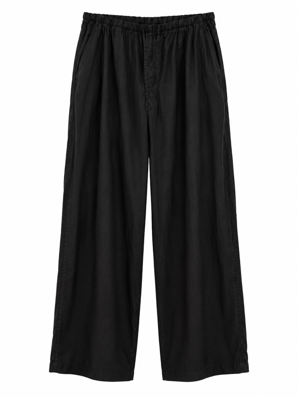 Athleta Paradise Wide Leg Linen Pants Black Large L NWT $109